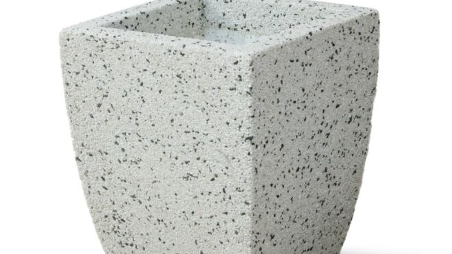 Вазон из мраморного камня. Модель – ИРИС S