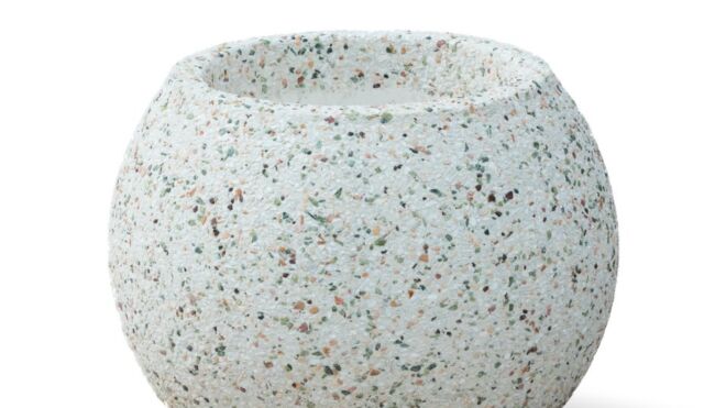 Вазон из мраморного камня. Модель - КУВШИНКА М